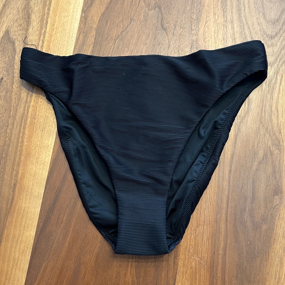 JCrew curvy ribbed bikini bottom